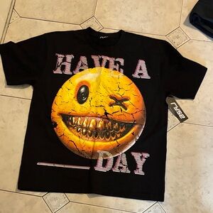 FUBU Black Graphic Tee - Short Sleeve